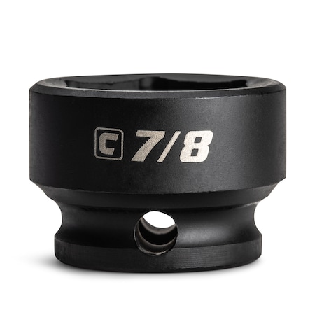 Capri Tools 7/8 in. Stubby Impact Socket, 3/8 in. Drive, 6 Point, SAE CP53460